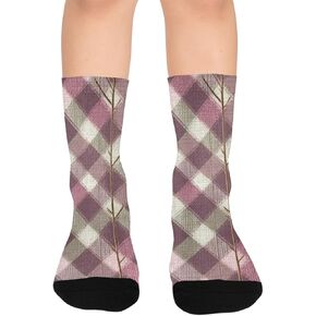 جوارب داكنة منقوشة متوهجة للمشي لمسافات طويلة - جوارب شتوية حرارية سميكة دافئة للأولاد والبنات للمدرسة، والارتداء اليومي والأنشطة الخارجية in Kuwait