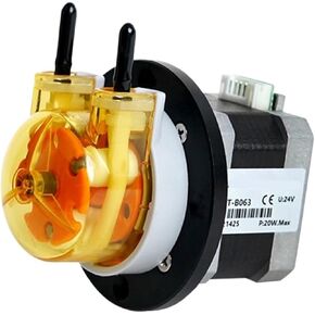 مضخة تمعجية KAS 42 مل/دقيقة 24 فولت مع 42 مضخة تحضير ذاتية بمحرك متدرج و3 دوارات مضخة جرعات عالية الدقة (لوحة القيادة-B) in Kuwait