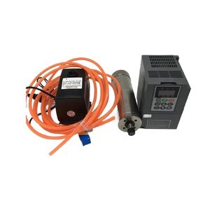 4.5KW 220v ER20 24000rpm 100mm محرك المغزل المبرد بالماء + 5.5kw VFD + 75W طقم مضخة مياه in Kuwait
