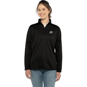 Women's Collegiate Micro Mesh Performance Team Color 1/4 Zip Pullover, Ohio State Buckeyes, Gray, XX-Large in Kuwait