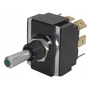 Toggle Switch, Number of Connections: 8, Switch Function: On/Off/On, 20A @ 12V AC Contact Rating in Kuwait