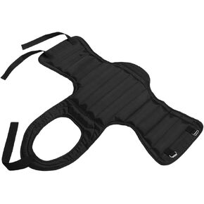 واقي الصدر للملاكمة للبالغين متوسط ​​الحجم أسود اللون لحماية الصدمات وبطانة إسفنجية واقي صدر التايكوندو للتدريب على فنون الدفاع عن النفس in Kuwait