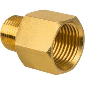 تركيب الأنابيب النحاسية، محول مخفض أنثى 3/8 بوصة NPT ذكر × 1/2 بوصة NPT، موصلات تمديد الأنابيب النحاسية المقاومة للتآكل للهواء والزيت وLP والغاز الطبيعي، تصنيف 1200 رطل لكل بوصة مربعة (عبوة واحدة) in Kuwait