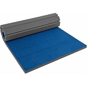 FlooringInc's Rollout Carpet Top Cheer Mat, Perfect as a Gymnastics Mat, Tumbling Mat or Portable Cheerleading Gym Mats for Home Workouts and Practice in Kuwait