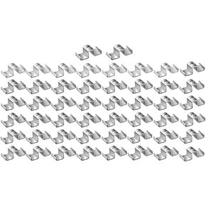 مشابك سرج شبكية، ملحقات تثبيت لوحة شبكية، مشبك تثبيت معدني عالي التحمل للميزانين، الممرات، 50 قطعة in Kuwait