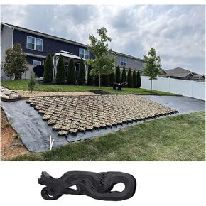 Expandable Foldable Polyethylene Ground Stabilizer Grids - Permeable Gravel Pavers for Shed Flooring & Garden Paths - Customizable Size (1x5m) - Durable Outdoor Solution in Kuwait