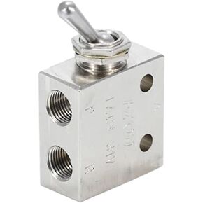 Mechanical Pneumatic Switch Toggle Valve, Air Manual Button TAC2-41V, 1pc(TAC2-31V) in Kuwait