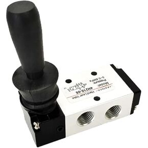 4H210-08/4H410-15 2 Position 5 Port Air Toggle Valve, Pneumatic Control 5/2 Way Hand Lever Operated, 1pc(12mm fittings,4H210-08) in Kuwait