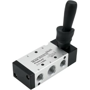 4R210-08 Pneumatic Manual Pull Valve, 4H210-08 Directional Toggle, Include PC Connector & Half-Barrel BSL Muffler(4H210-08,10mm fitting) in Kuwait