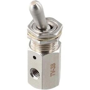 TV-3S Mechanical Pneumatic Valve, 3-Way, 2-Position Manual Lever Pushbutton, Part Of A System, 1pc in Kuwait