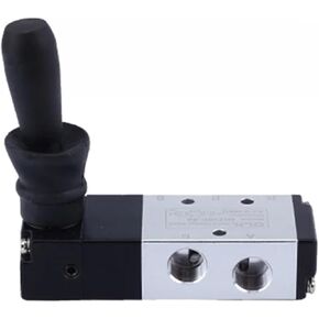 4H230C/E-06/08 1/8inch 1/4inch 2 Position 5 Port Way Pneumatic Air Valve, Hand Lever Operated Control, 1pc(4HA230E-08) in Kuwait