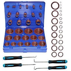 396 PCS SAE FKM Viton O Ring Assortment Kit, 30 Sizes Viton O-Ring Kit, Shore 75A Durometer, Metric O Ring Kit for Cylinders, Hydraulic, Automotive, Engine and Plumbing Repair in Kuwait