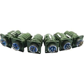 موصل كابل بإبزيم Y21M مقاس 21 مم للذكور والإناث باللون الأخضر (5 دبابيس) in Kuwait