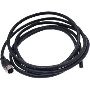 2m GX12 cable connector 2pin 3pin 4pin connector extension cable plug male and female M12 5pin 6pin black(5Pin female) in Kuwait