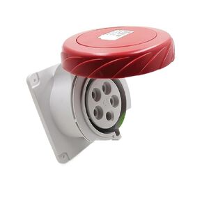 PKF32G735 415V Waterproof Concealed Straight Industrial Socket (32A 6h IP67 5P red) in Kuwait