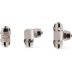 PV PE PU Copper Pneumatic Quick Connector T/L-type OD 4 6 8 10 12 14MM Hose Tube Fast Joint Connection 1Pcs(PV12) in Saudi Arabia