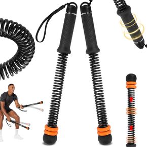 Adjustable Weighted Ropeless Battle Ropes for Home Gym, Heavy Duty Portable Workout Rope for Strength Building & Low-Impact Cardio, Fitness Equipment for Men & Women with HIIT Training in Saudi Arabia