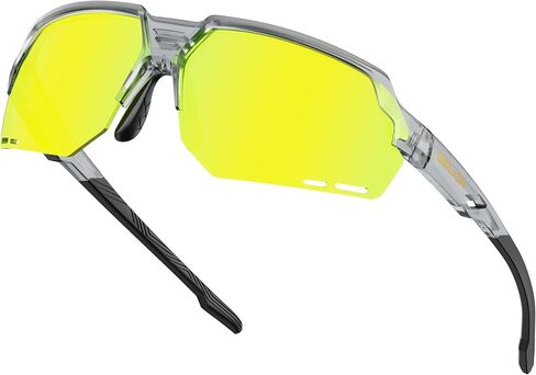 نظارات شمسية مستقطبة رياضية من SIPLION للرجال: حماية من الأشعة فوق البنفسجية 400، إطار TR90 مضاد للانزلاق للقيادة وصيد الأسماك والجولف in Kuwait