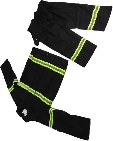 Retardant Safety Suit, 5 Piece Set Workwear, Reflective Tape Safety Suit with High Visibility for Heat Insulation, Wet Resisting & Impact Protection (M) in Kuwait