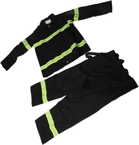 5 Piece Mystical/Fantasy Retardant Workwear Suit with Reflective Tape, High Visibility and Heat Insulation, Fireproof Safety Clothing, Navy Blue, XXXL (M) in Kuwait