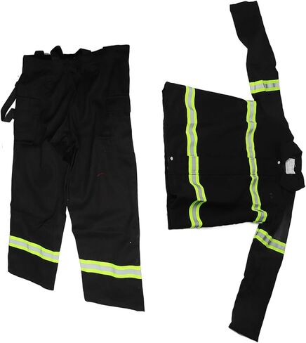 5 Piece Mystical/Fantasy Retardant Workwear Suit with Reflective Tape, High Visibility and Heat Insulation, Fireproof Safety Clothing, Navy Blue, XXXL (XL) in Kuwait