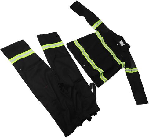 5 Piece Mystical/Fantasy Retardant Workwear Suit with Reflective Tape, High Visibility and Heat Insulation, Fireproof Safety Clothing, Navy Blue, XXXL (XL) in Kuwait