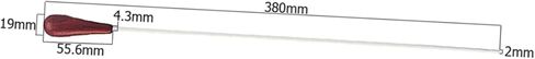 Yardwe Handcrafted Orchestra Baton for Music Directors Lightweight Comfortable in Saudi Arabia