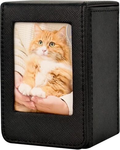 Storage Case for 2x3 Inch Films/Photos/Cards, Photo Storage Box for Fujifilm Mini 12 11 9 40 90 Evo LiPlay Instant Film (Black) in Saudi Arabia