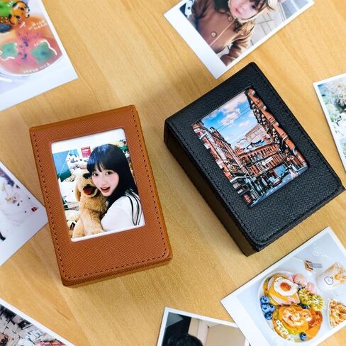 Storage Case for 2x3 Inch Films/Photos/Cards, Photo Storage Box for Fujifilm Mini 12 11 9 40 90 Evo LiPlay Instant Film (Black) in Saudi Arabia