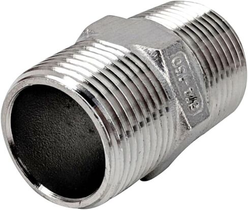 Craft beer 3/4 inch 304 stainless steel hexagonal thread straight connector home brewing equipment accessories in Saudi Arabia