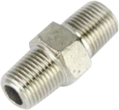 Craft beer accessories 1/8 inch 304 stainless steel hexagonal thread straight connector home brewing in Saudi Arabia