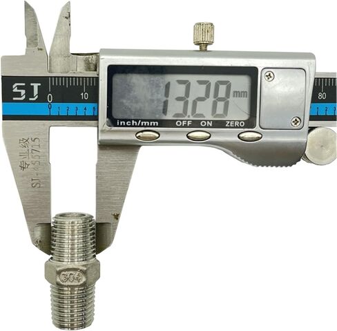 Craft beer accessories 1/4 inch British 304 stainless steel hexagonal external thread connector in Saudi Arabia