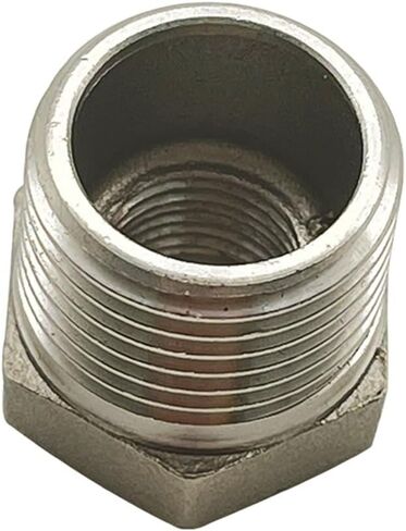 Craft stainless steel reducer 1/2 to 1/4 inch hexagonal thread quick connect fittings(1/2-1/4) in Saudi Arabia