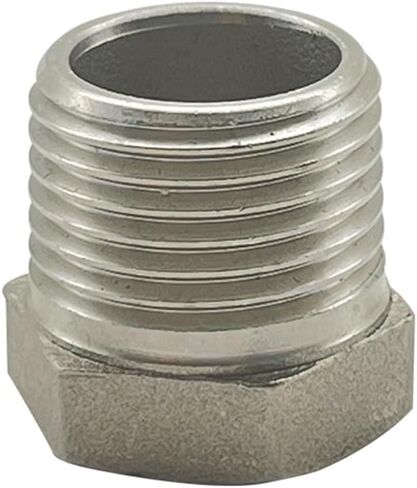Craft stainless steel reducer 1/2 to 1/4 inch hexagonal thread quick connect fittings(1/2-1/4) in Saudi Arabia