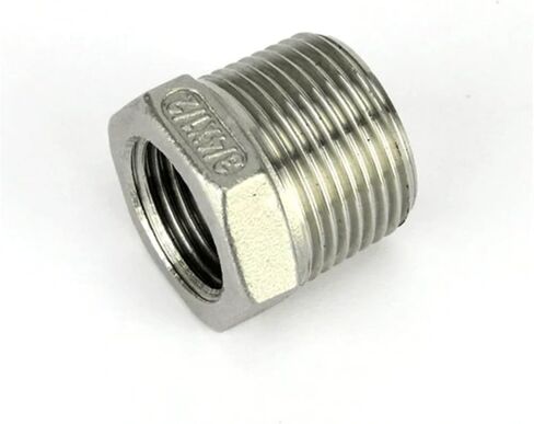 Craft stainless steel reducer 1/2 to 1/4 inch hexagonal thread quick connect fittings(1/2-1/4) in Saudi Arabia