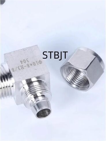 الكوع 4 6 8 10 12 14 16 مم خرطوم سريع الالتواء 1/8 بوصة 1/4 بوصة 3/8 بوصة 1/2 بوصة موصل مقرنة ذكر BSPT 304 هواء هوائي من الفولاذ المقاوم للصدأ (الكوع ذكر NPT، 6X4_3/4 بوصة) in Kuwait