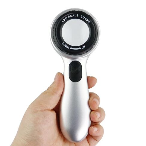 منظار الجلد المستقطب للجيب – محلل الجلد المحمول القابل لإعادة الشحن مع تلألؤ، تكبير 10× in Kuwait