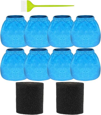 15 Pack VRC5 Reusable Cloth Filter Bags for Vacmaster 4 to 16 Gallon Wet/Dry Vacuums, Shop Vac Dust Filter Bags Replacement in Kuwait
