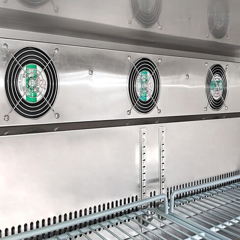 Kolice Commercial 72" Under Counter Chef Base Freezer,Refrigerated Worktop Prep Station-110V, ETL certified, -8°F to 32°F,3 Doors, 500 Liters for Restaurants,Canteens,Bars,Schools,Hotels in Kuwait