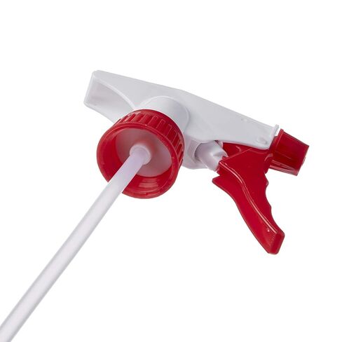 زجاجة رذاذ مانعة للتسرب من البلاستيك الموحد مع بخاخ أحمر، HDPE، طبيعي، 22 أونصة، 12 قطعة in Kuwait