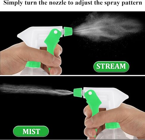 48Pcs Spray Bottle Nozzle Replacement, Spray Nozzle For Bottles, Replacement Spray Bottle Trigger, Leak Proof, Mist & Stream Spray, Fit Standard 28/400 Neck 8oz, 16oz, 32oz Bottles for Clean in Kuwait