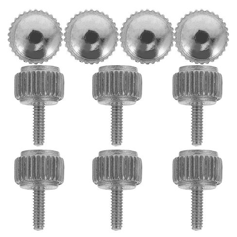 Garneck 10Pcs M1.6 X 5Mm Metal Knurled Thumb Screws Threaded Locking Screws for Precision Calipers Industrial Mechanical Accessories in Kuwait
