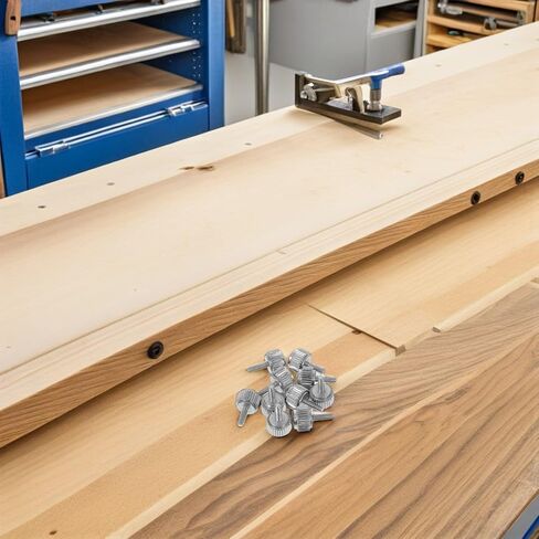 Garneck 10Pcs M1.6 X 5Mm Metal Knurled Thumb Screws Threaded Locking Screws for Precision Calipers Industrial Mechanical Accessories in Kuwait