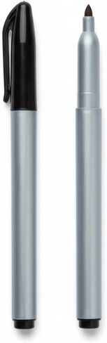 Freezer Black Permanent Markers Fast Drying, Waterproof Marker for Labeling, Chisel Tip Marker, Lab Marker, Food Labeling Permanent Fridge Pen with Fine Point and Fast Drying Black Ink|Set Of 5 in Kuwait