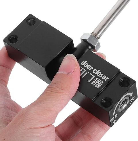 Dual Spring Door Closer 2pcs Adjustable Self-Closing Aluminum Alloy Square Sliding Door Spring Closer for Residential and Commercial Use in Kuwait