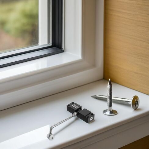 Dual Spring Door Closer 2pcs Adjustable Self-Closing Aluminum Alloy Square Sliding Door Spring Closer for Residential and Commercial Use in Kuwait