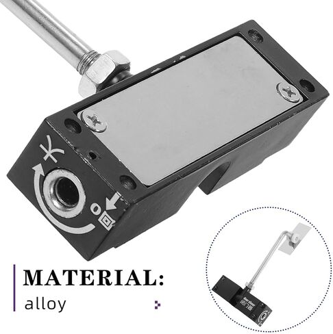 Dual Spring Door Closer 2pcs Adjustable Self-Closing Aluminum Alloy Square Sliding Door Spring Closer for Residential and Commercial Use in Kuwait