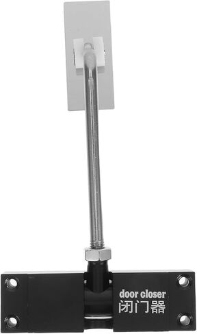 Dual Spring Automatic Door Closers 2pcs Adjustable Aluminum Alloy Square Sliding Pulley Self-Closing Door Hardware Home and Light Commercial Use in Saudi Arabia