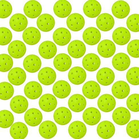 Pickleball Balls | Crack-Resistant | 40 Holes Outdoor & Indoor Pickle Balls | High Bounce, Perfectly Balanced Pickle Ball for Tournament Play in Saudi Arabia