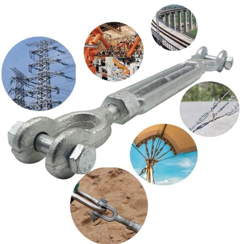 قطعتان من وصلة ربط المقطورة لأسلاك الكابلات، خطاف وصلة ربط المقطورة، 1/2 بوصة × 6 بوصة M12 الفك الصلب المجلفن ووصلة ربط الفك، وصلة ربط المقطورة الثقيلة 2200 رطل لتطبيقات السحب المستقيمة في الهواء الطلق in Kuwait